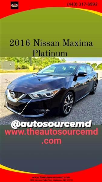 2016 Nissan Maxima Platinum Sedan 4D