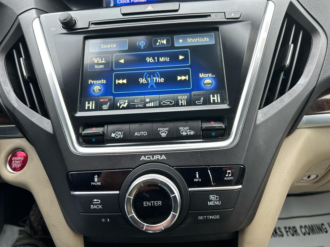 Acura MDX SH-AWD 9-Spd AT 2017