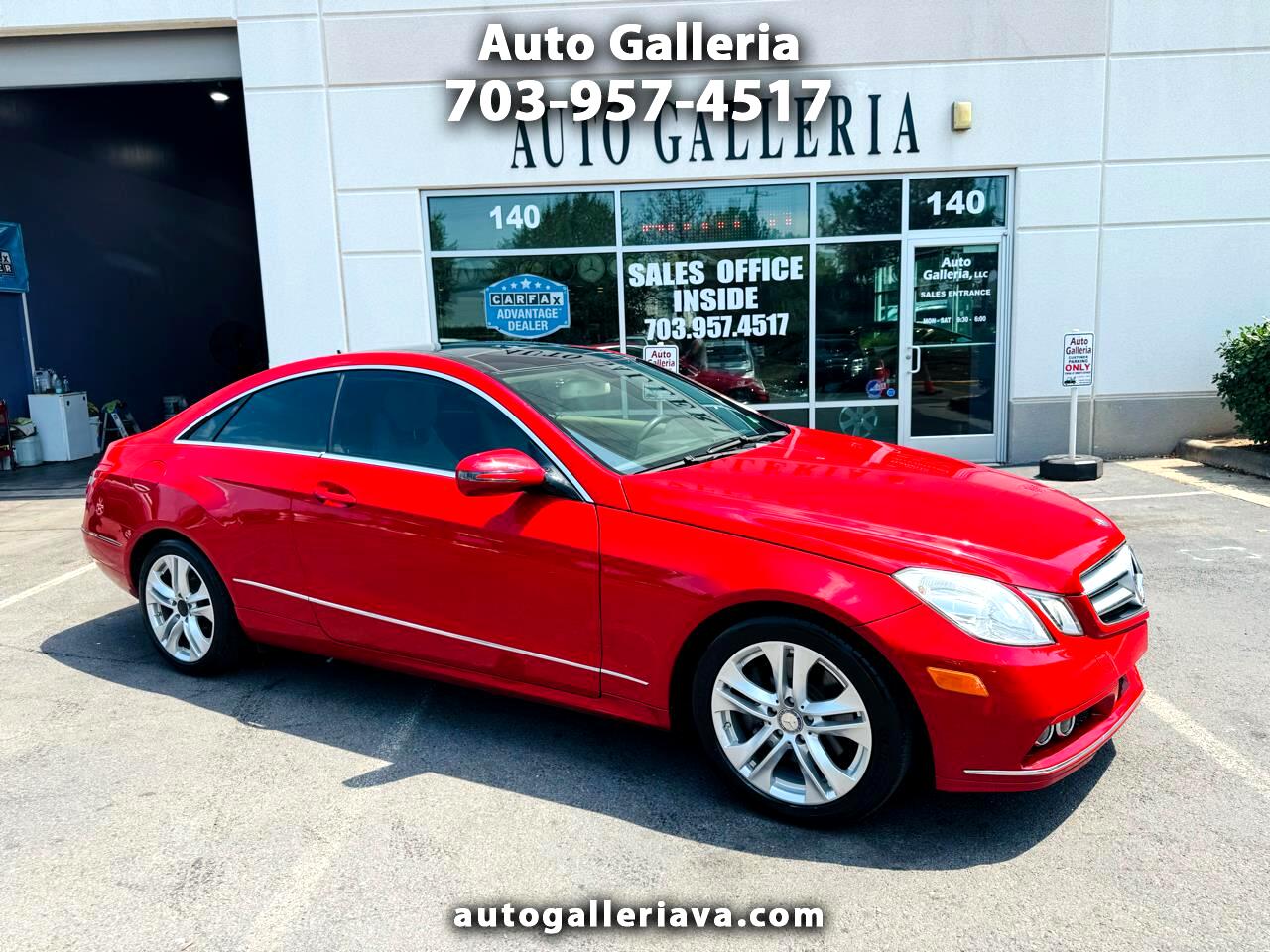 2010 Mercedes-Benz E-Class E350 Coupe