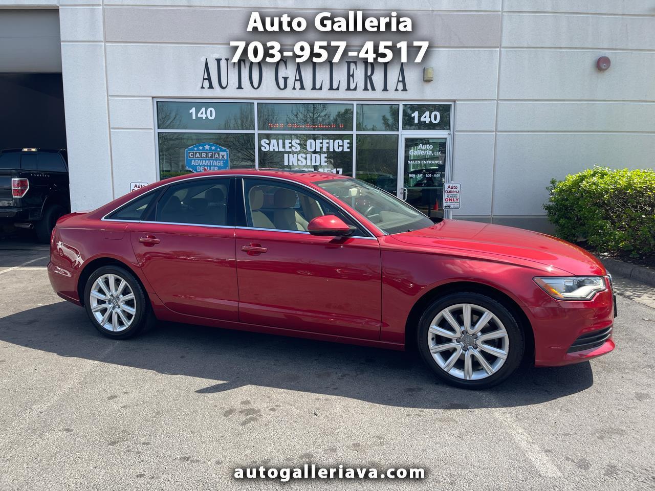 2013 Audi A6 2.0T Premium Sedan FrontTrak Multitronic