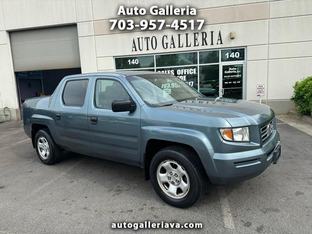 Blue 2006 Honda Ridgeline RT Pickup Truck All-Wheel Drive Automatic