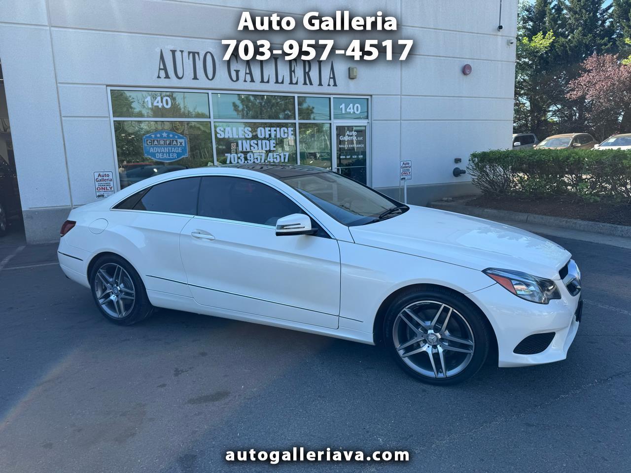 2014 Mercedes-Benz E-Class E350 Coupe 4MATIC