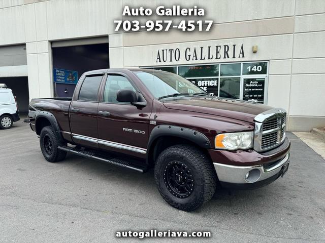 Red (Burgundy) 2005 Dodge RAM 1500 Pickup Truck Four-Wheel Drive Automatic