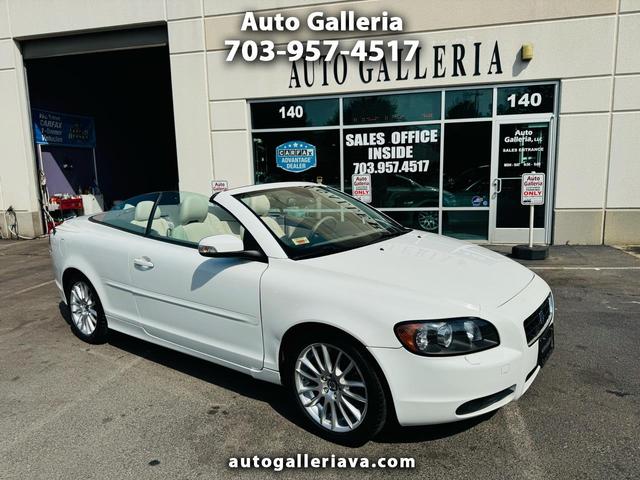White 2009 Volvo C70 Convertible Front-Wheel Drive Automatic