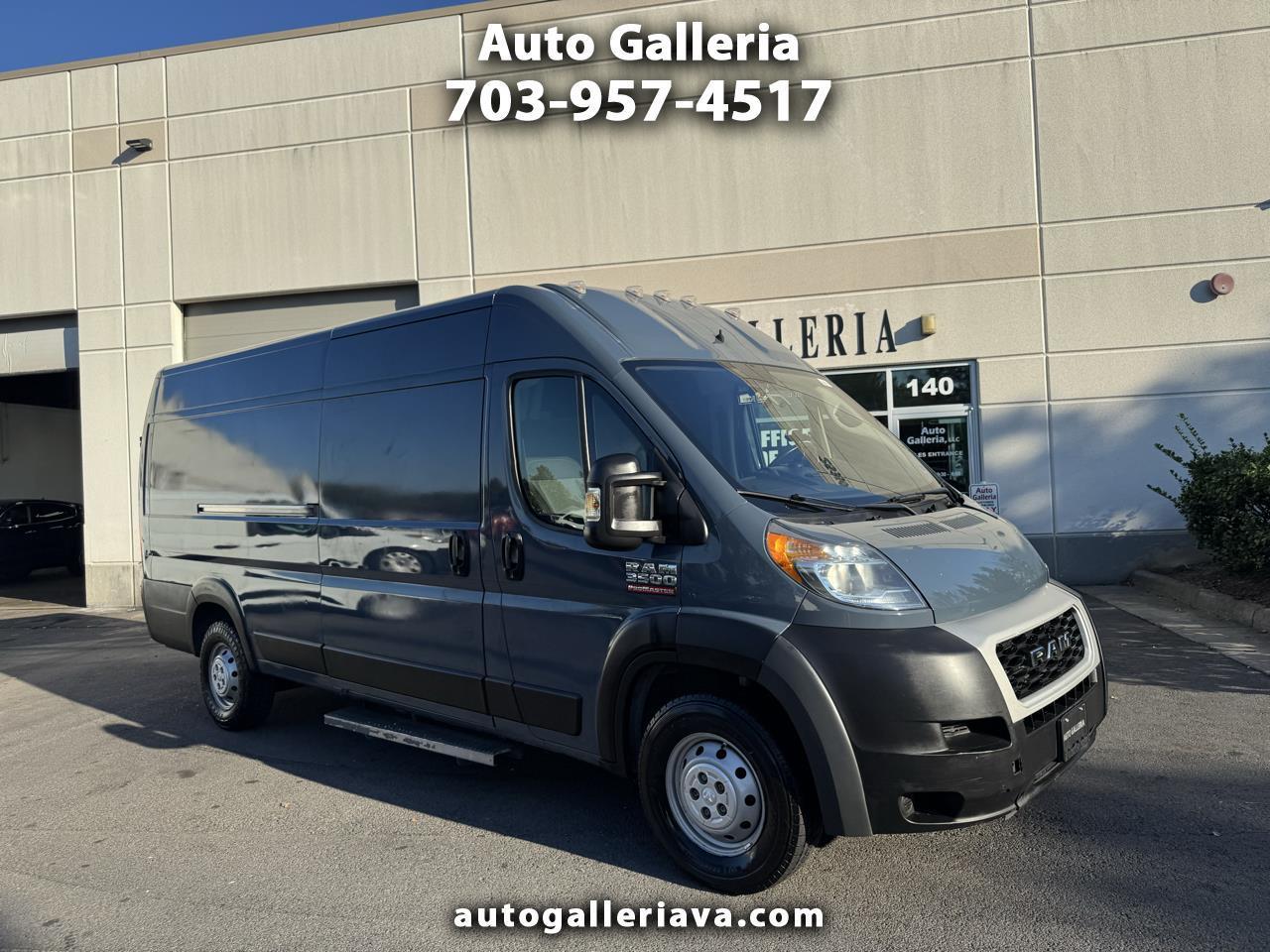 2019 RAM Promaster 3500 High Roof w/Extended Length