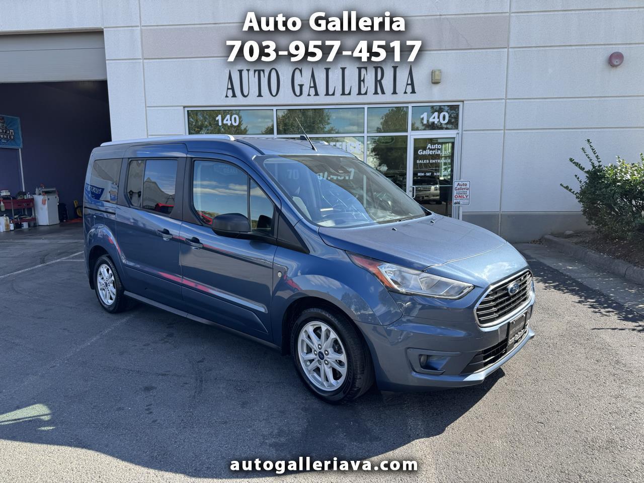 Blue 2020 Ford Transit Connect Van Front-Wheel Drive Automatic