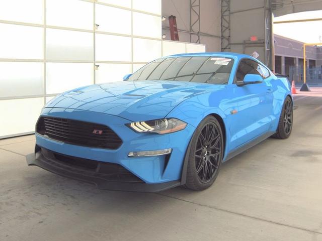 Blue 2022 Ford Mustang GT Premium Fastback RWD Coupe Rear-Wheel Drive Automatic