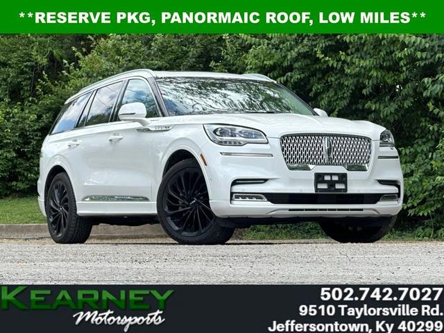 White 2022 Lincoln Aviator Reserve AWD SUV / Crossover All-Wheel Drive Automatic