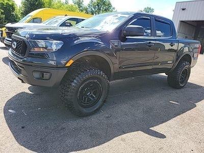 Black 2020 Ford Ranger Pickup Truck Four-Wheel Drive Automatic