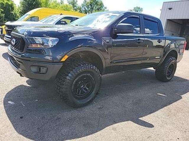 Black 2020 Ford Ranger Pickup Truck Four-Wheel Drive Automatic
