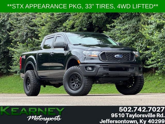 Black 2020 Ford Ranger Pickup Truck Four-Wheel Drive Automatic