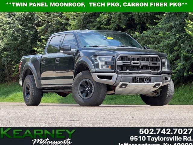 Black 2017 Ford F-150 Pickup Truck Four-Wheel Drive Automatic