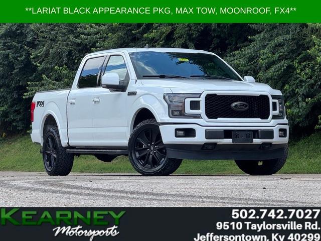 White 2020 Ford F-150 Pickup Truck Four-Wheel Drive Automatic