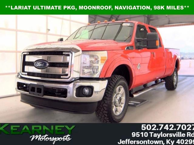 Red 2016 Ford F-250 Super Duty Pickup Truck Four-Wheel Drive 6-Speed Automatic Overdrive