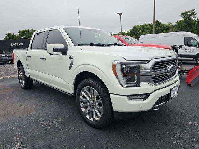 White 2021 Ford F-150 Pickup Truck Four-Wheel Drive Automatic