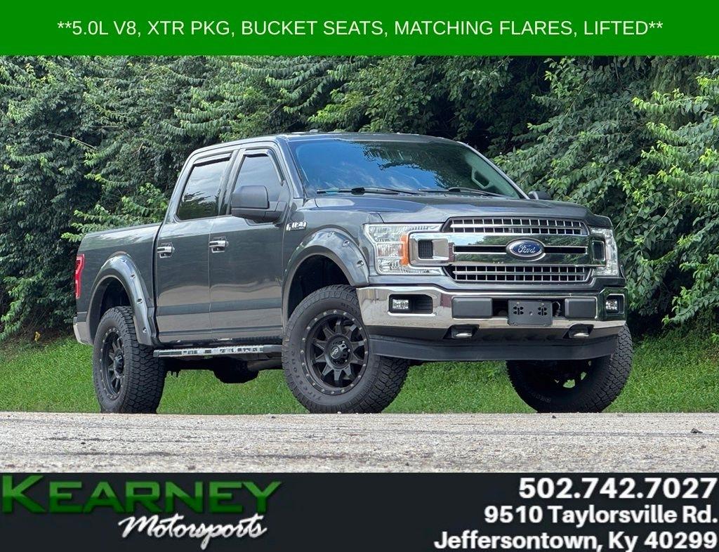 Gray 2018 Ford F-150 Pickup Truck Four-Wheel Drive Automatic