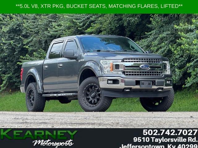 Gray 2018 Ford F-150 Pickup Truck Four-Wheel Drive Automatic