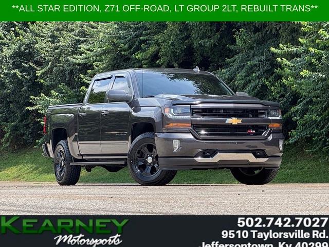 Gray 2016 Chevrolet Silverado 1500 Pickup Truck Four-Wheel Drive 6-Speed Automatic Overdrive