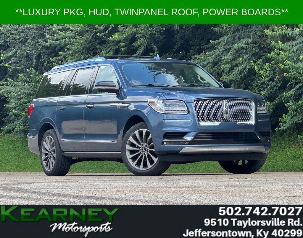 Blue 2020 Lincoln Navigator SUV / Crossover Four-Wheel Drive Automatic