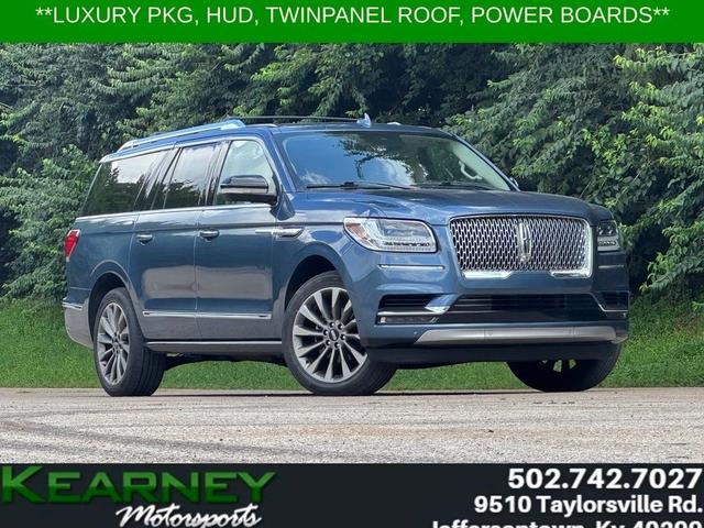 Blue 2020 Lincoln Navigator SUV / Crossover Four-Wheel Drive Automatic