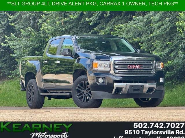 Black 2018 GMC Canyon Pickup Truck Four-Wheel Drive 8-Speed Automatic