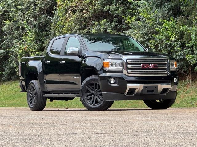 Black 2018 GMC Canyon Pickup Truck Four-Wheel Drive 8-Speed Automatic