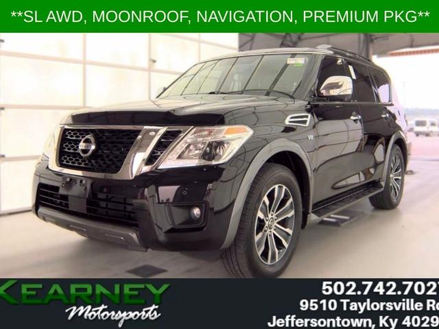 Black 2020 Nissan Armada SUV / Crossover Four-Wheel Drive 7-Speed Automatic