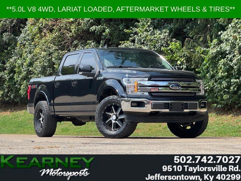 Black 2019 Ford F-150 Pickup Truck Four-Wheel Drive Automatic