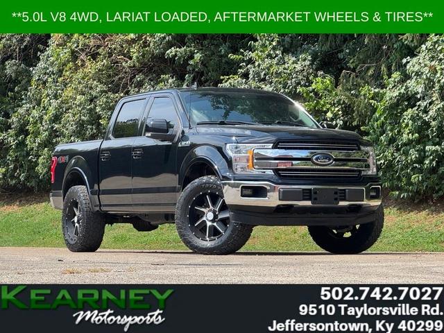 Black 2019 Ford F-150 Pickup Truck Four-Wheel Drive Automatic