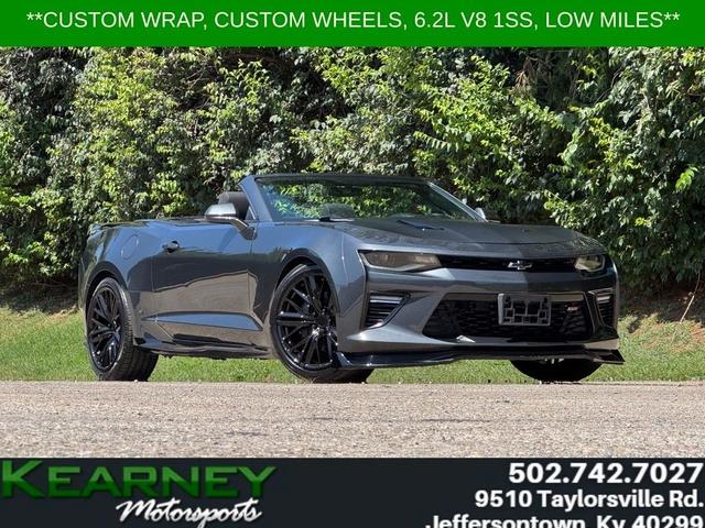 Gray 2017 Chevrolet Camaro Convertible Rear-Wheel Drive 8-Speed Automatic