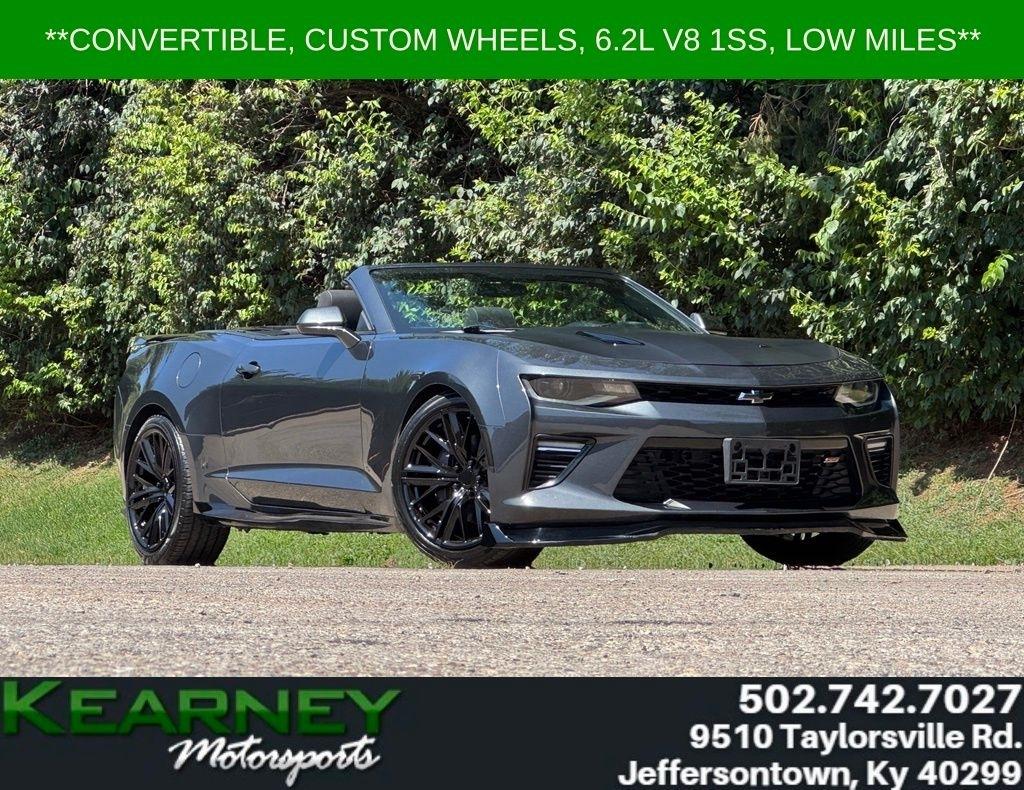 Gray 2017 Chevrolet Camaro Convertible Rear-Wheel Drive 8-Speed Automatic