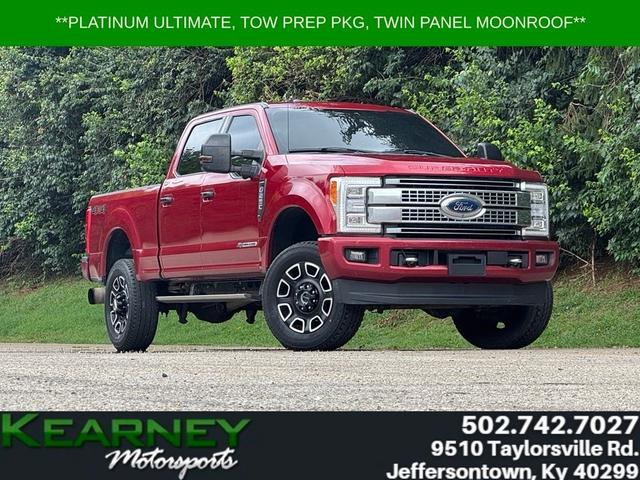 Red 2017 Ford F-250 Super Duty Pickup Truck Four-Wheel Drive 6-Speed Automatic
