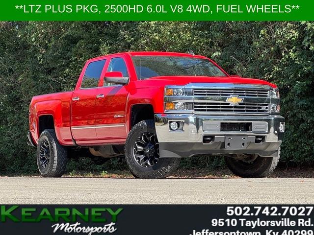 Red 2016 Chevrolet Silverado 2500HD Pickup Truck Four-Wheel Drive 6-Speed Automatic Overdrive