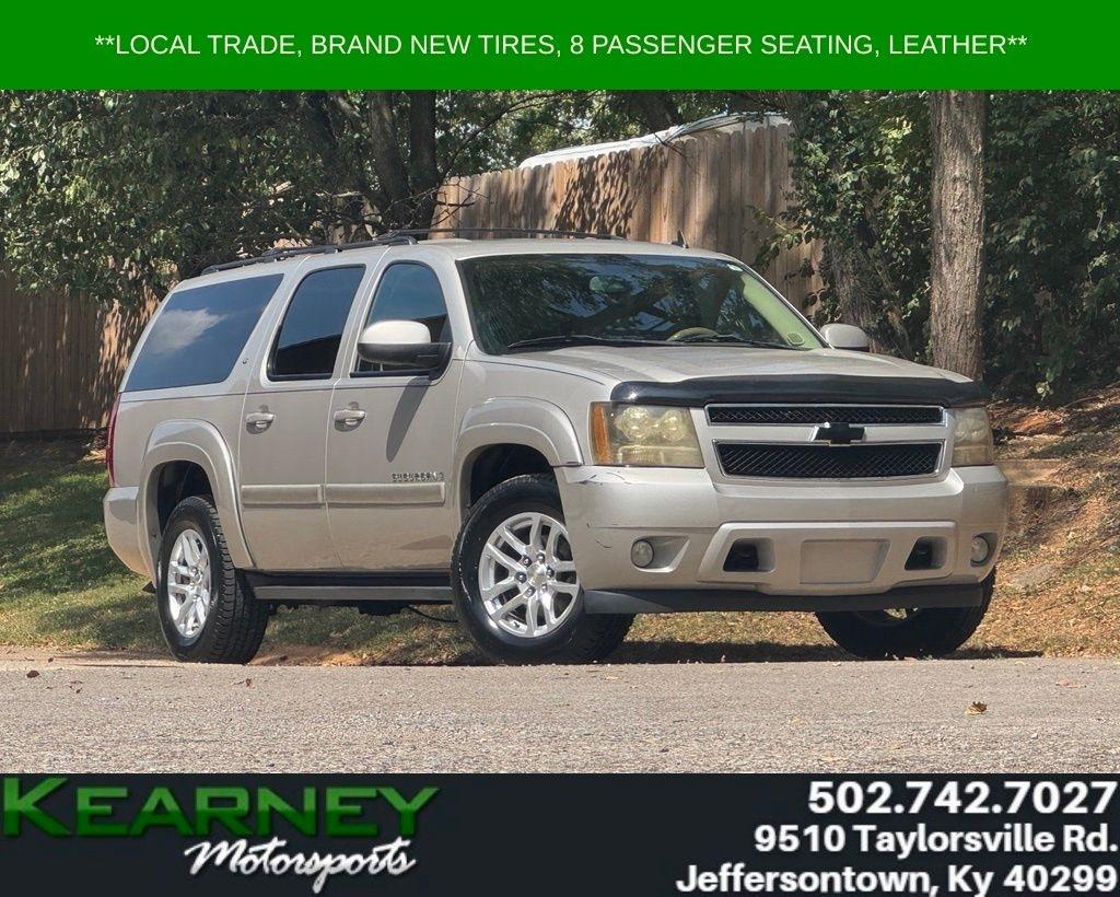Silver 2009 Chevrolet Suburban SUV / Crossover Four-Wheel Drive 6-Speed Automatic Overdrive