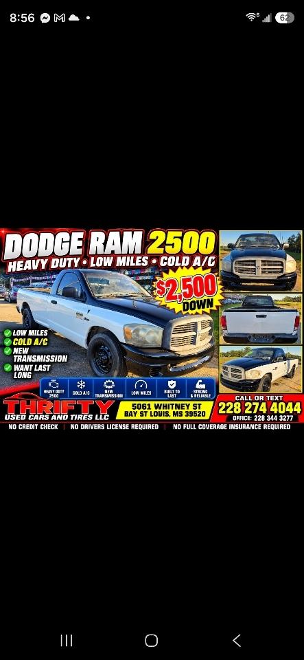 Dodge Ram 2500 ST 2WD 2009