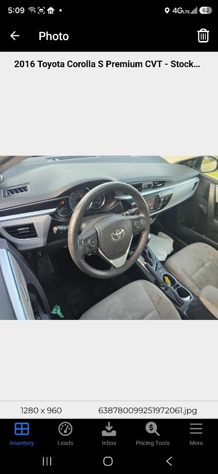 Toyota Corolla S Premium CVT 2016