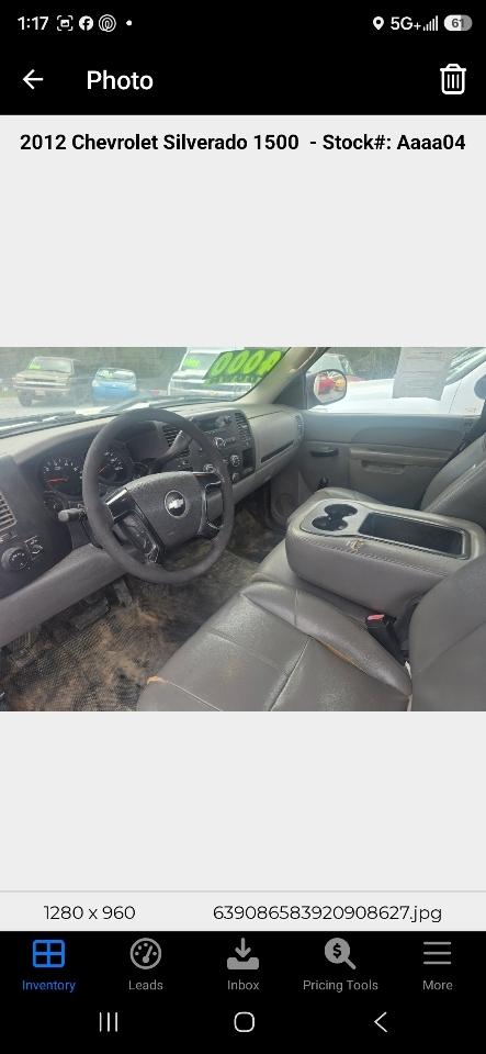 Chevrolet Silverado 1500 Work Truck 2WD 2012