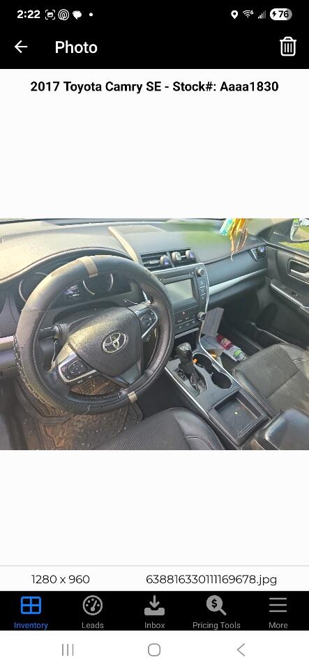 Toyota Camry SE 2017 Toyota Camry SE 2017