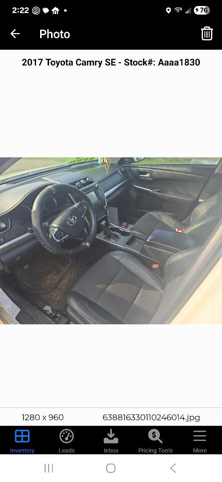 Toyota Camry SE 2017 Toyota Camry SE 2017