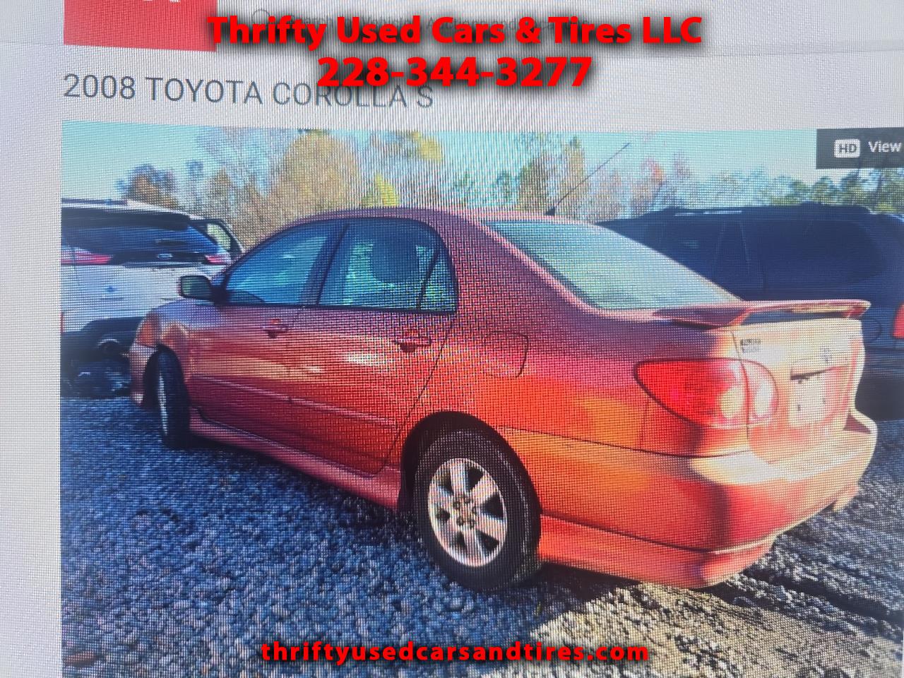 2008 Toyota Corolla S