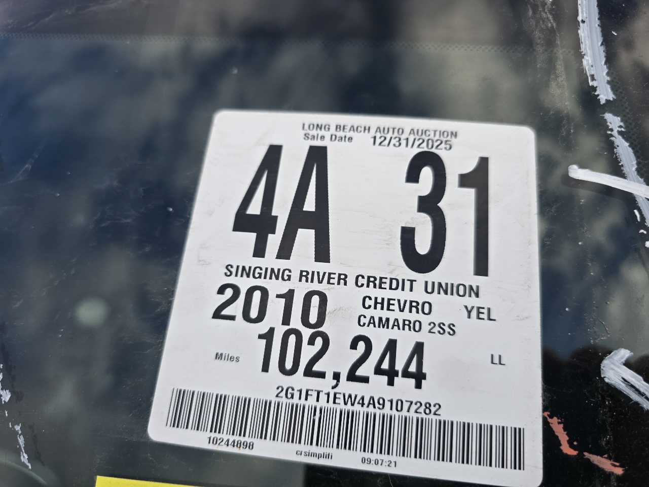 Chevrolet Camaro 2SS Coupe 2010