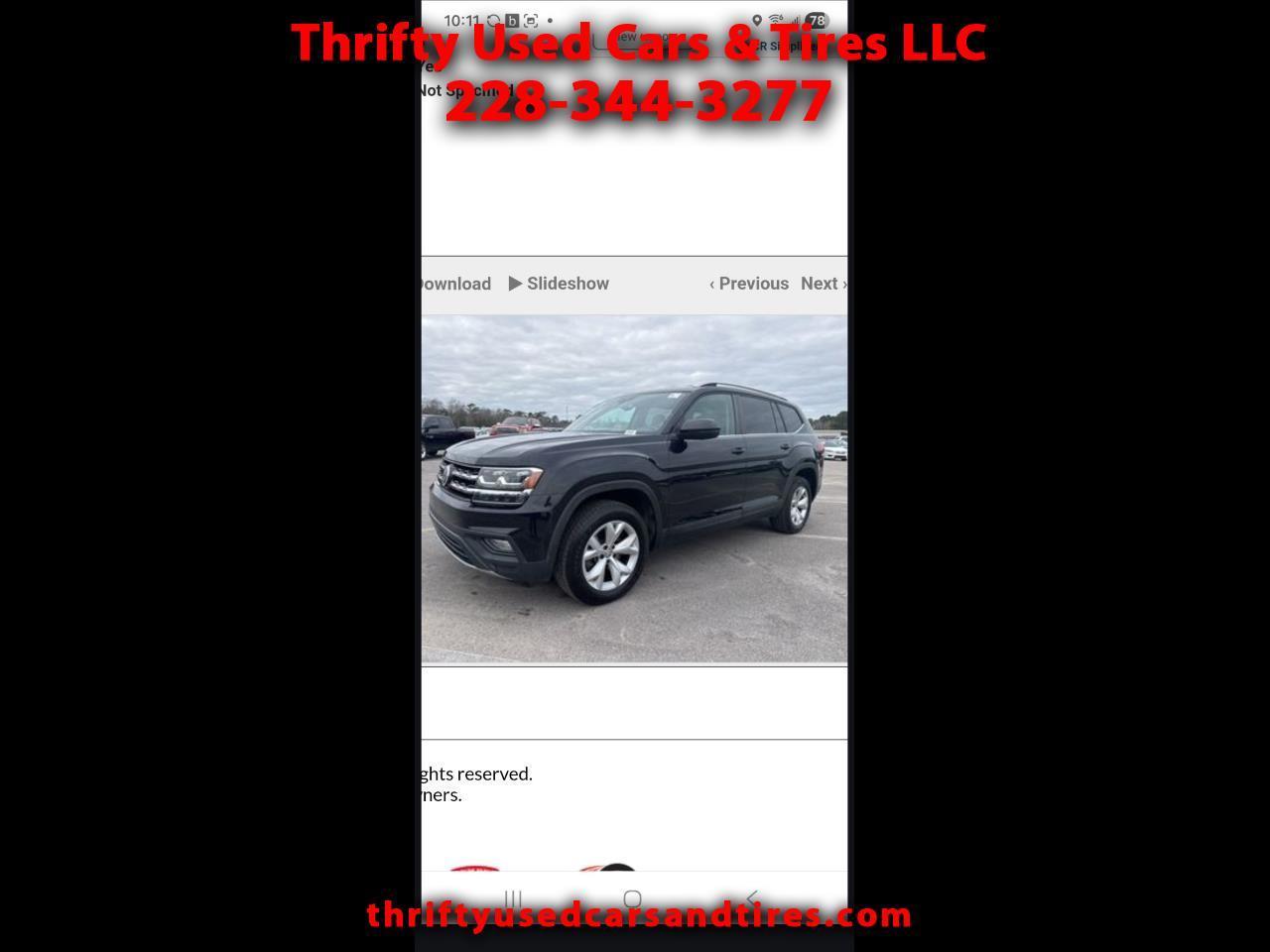 Volkswagen Atlas V6 SE w/Technology 2018