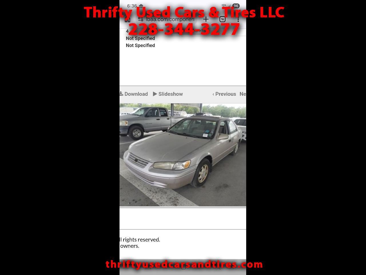 1998 Toyota Camry CE