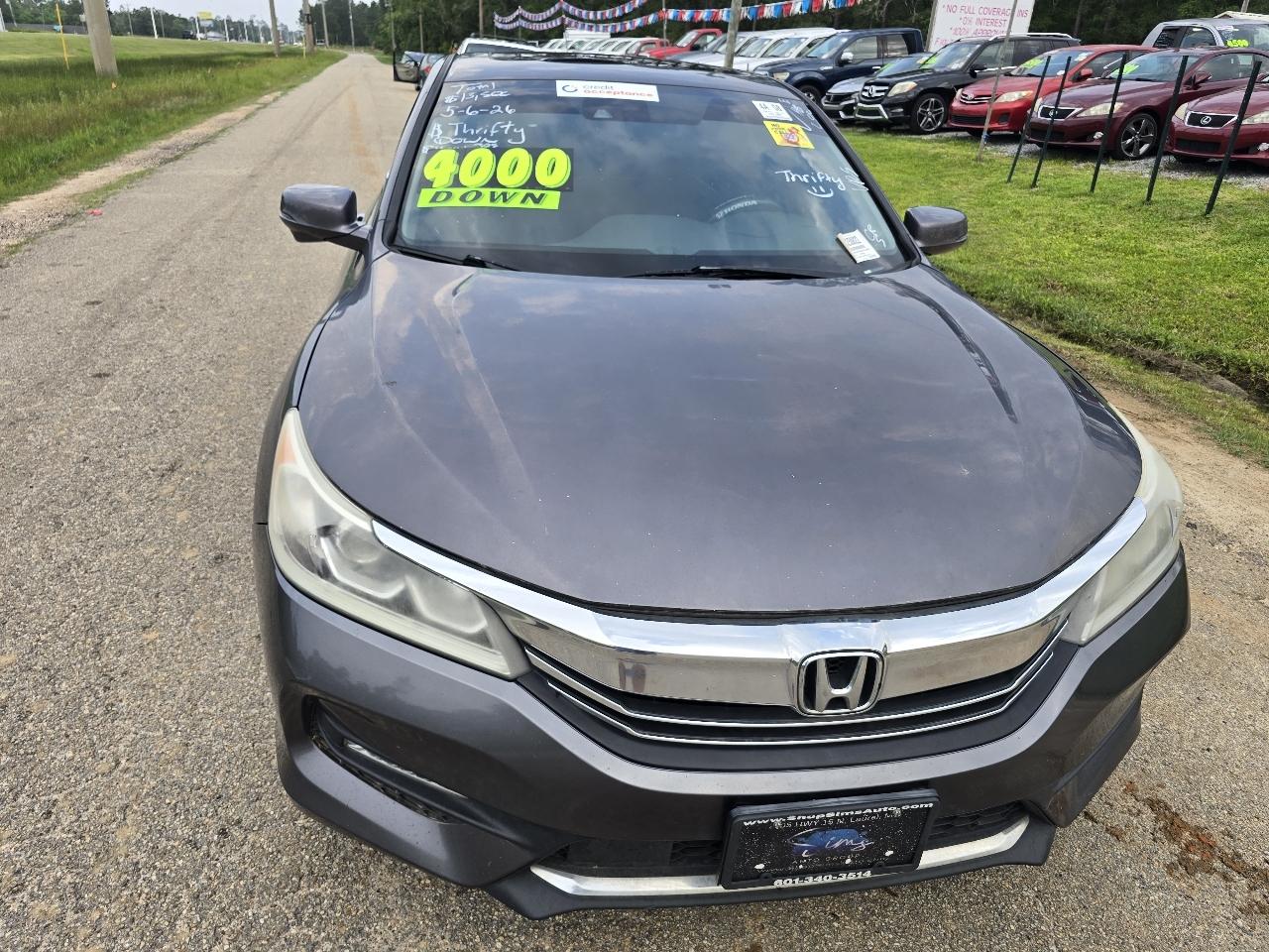 Honda Accord EX-L Sedan CVT w/ Honda Sensing 2017
