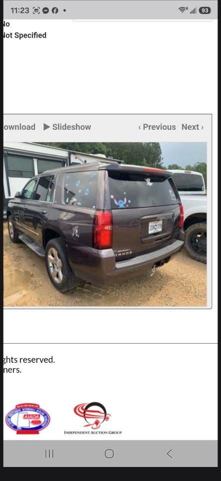 Chevrolet Tahoe LT 2WD 2015