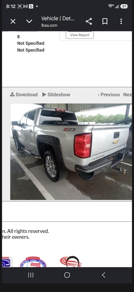 Chevrolet Silverado 1500 LT Crew Cab Long Box 4WD 2016