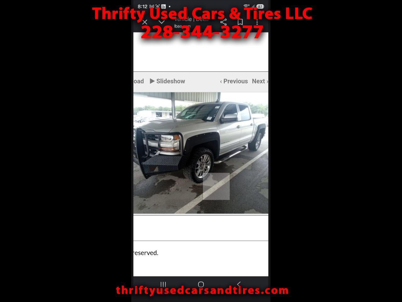 Chevrolet Silverado 1500 LT Crew Cab Long Box 4WD 2016