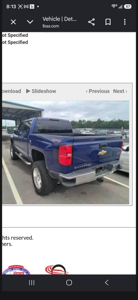 Chevrolet Silverado 1500 2LT Crew Cab Long Box 4WD 2014