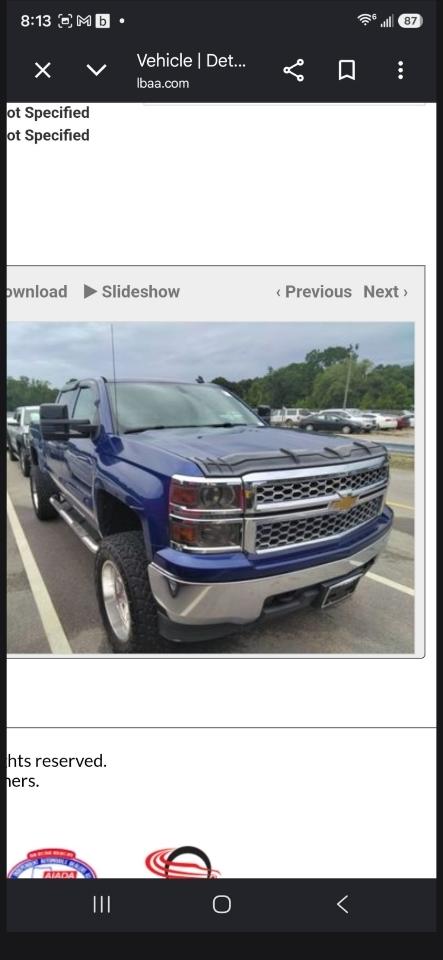 Chevrolet Silverado 1500 2LT Crew Cab Long Box 4WD 2014