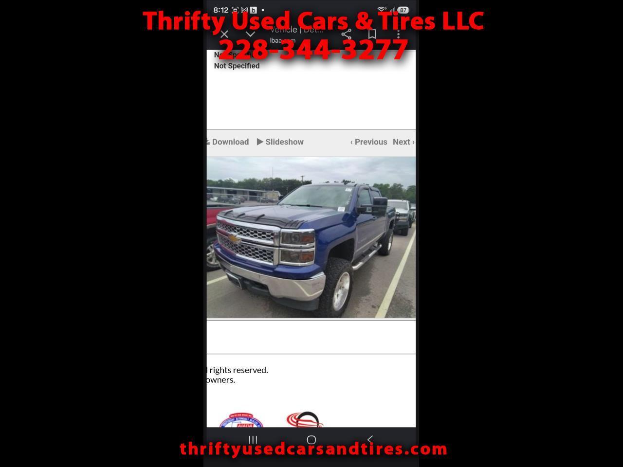 Chevrolet Silverado 1500 2LT Crew Cab Long Box 4WD 2014